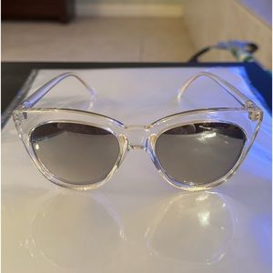 Quay clear sunglasses